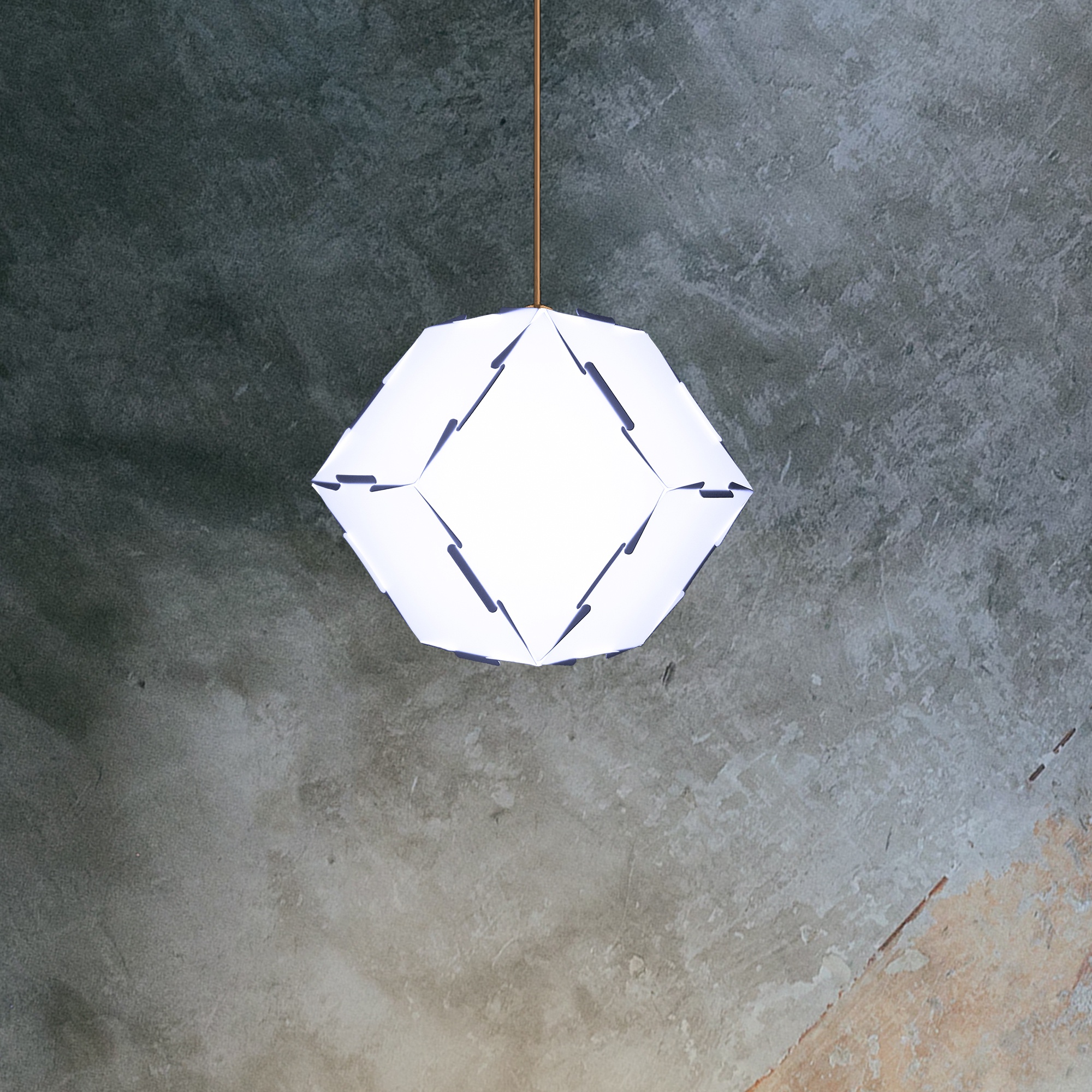 Lampa wisząca lub stojąca romb – 12-Rombo