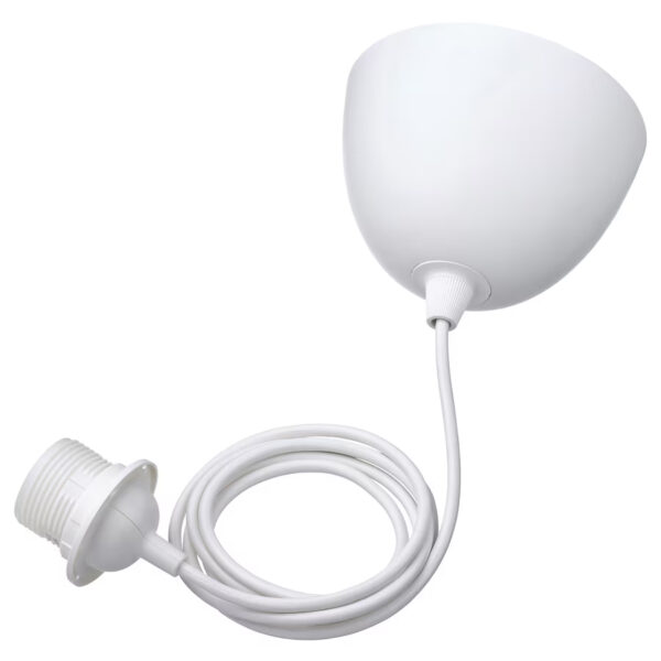 Colgante blanco con cable de 1,8 m